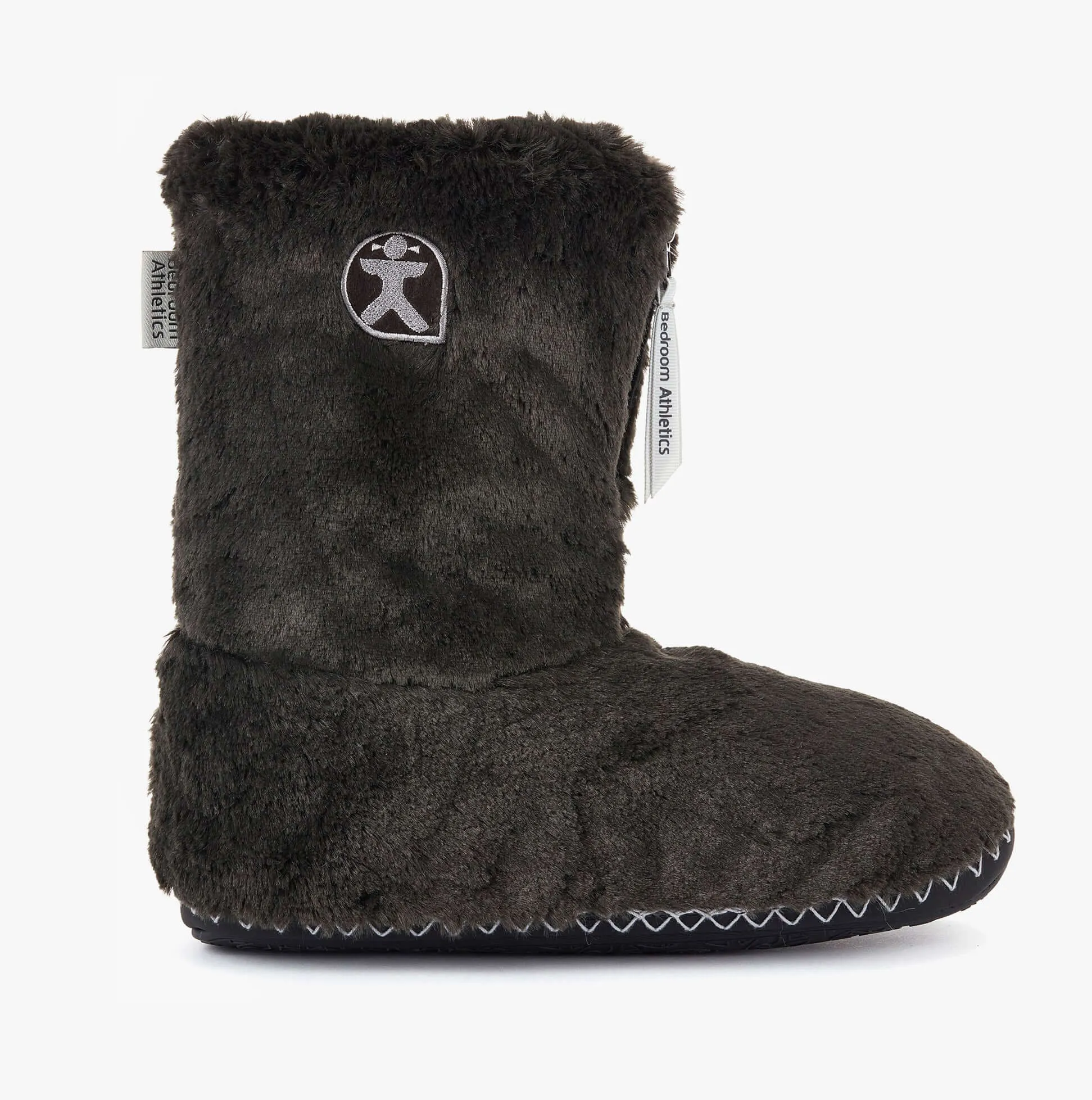 Bedroom Athletics MARILYN Womens Faux Fur Boot Slippers Charcoal sold by House of Slippers