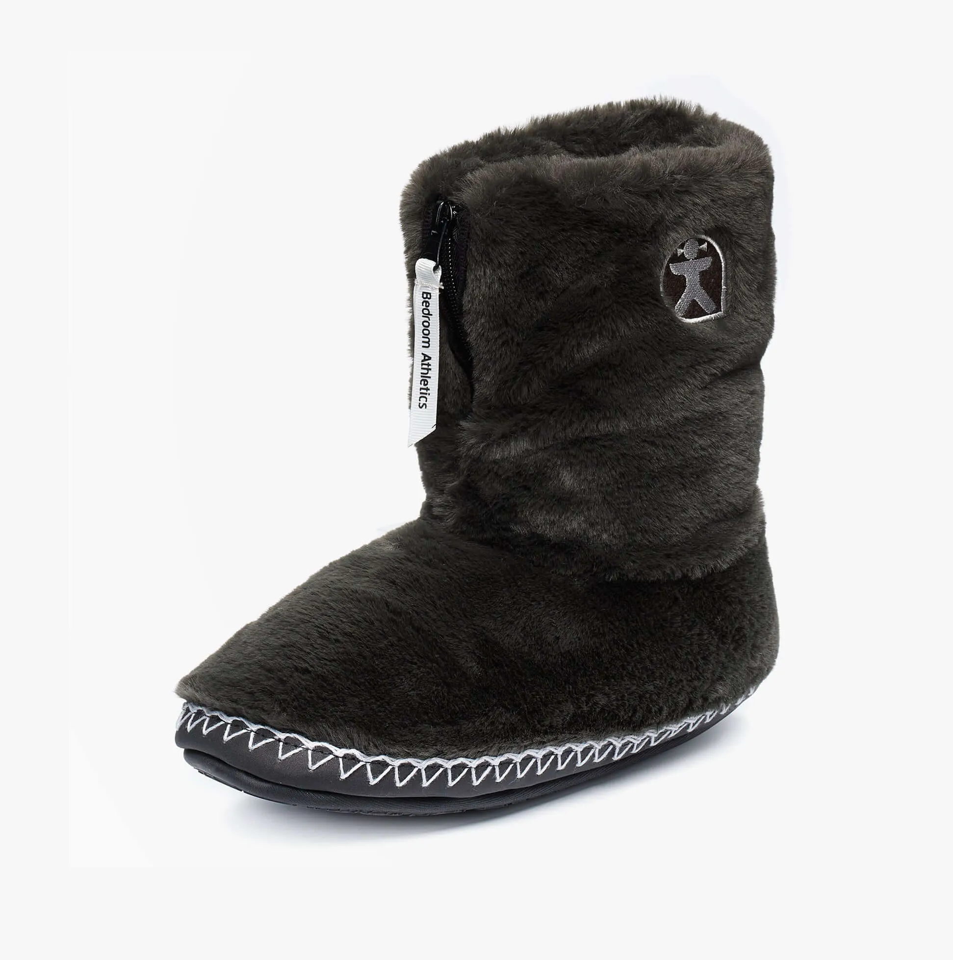 Bedroom Athletics MARILYN Womens Faux Fur Boot Slippers Charcoal sold by House of Slippers product image thumbnail 4