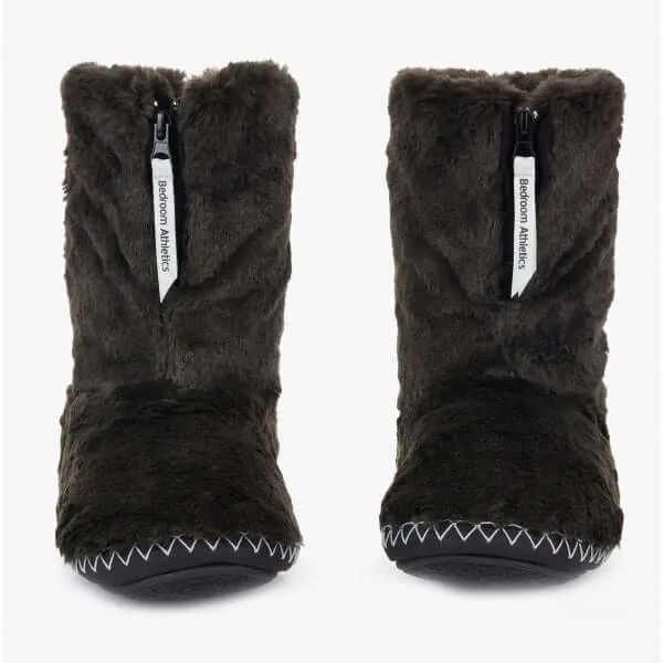 Bedroom Athletics MARILYN Womens Faux Fur Boot Slippers Charcoal sold by House of Slippers product image thumbnail 3