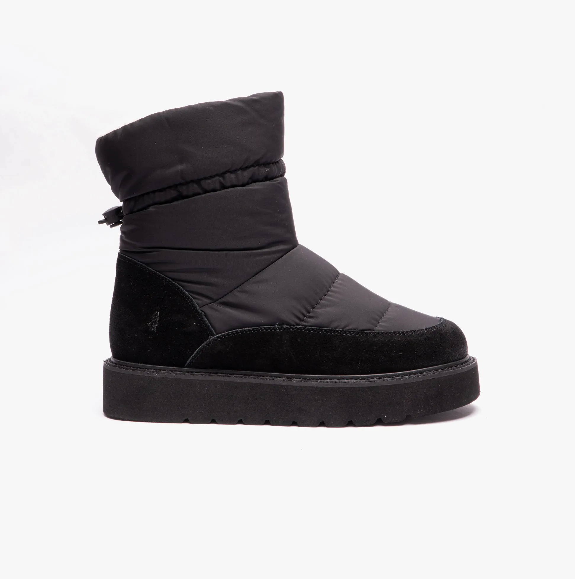 Hush Puppies HUSH PUFFIES Classic Womens Slippers Black sold by House of Slippers