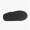 AYLA Ladies Real Sheepskin Mule Slippers Black sold by House of Slippers