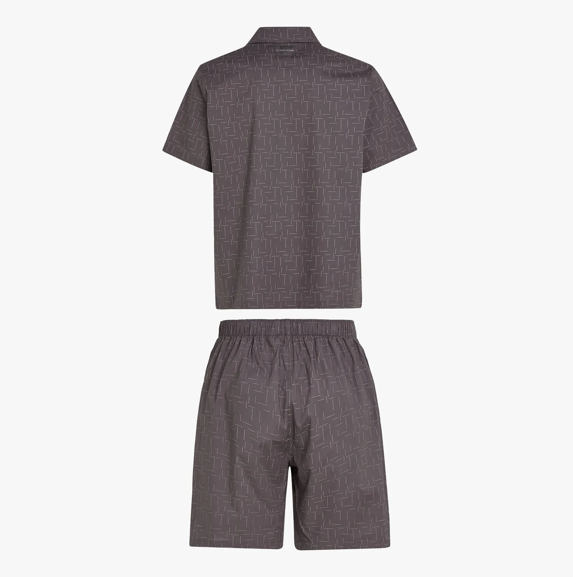 Calvin Klein Shorts Pyjama Set Mens Pure Grey sold by House of Slippers product image thumbnail 5