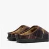 WHARFEDALE Mens Mule Slippers Brown sold by House of Slippers