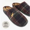 WHARFEDALE Mens Mule Slippers Brown sold by House of Slippers