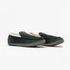 DUDE MOC Mens Suede Full Slippers Black sold by House of Slippers