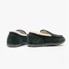 DUDE MOC Mens Suede Full Slippers Black sold by House of Slippers