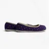 Padders BALLERINA Womens Full Slippers Purple Combi sold by House of Slippers