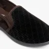 Zedzzz KEVIN Mens Full Slippers Brown sold by House of Slippers