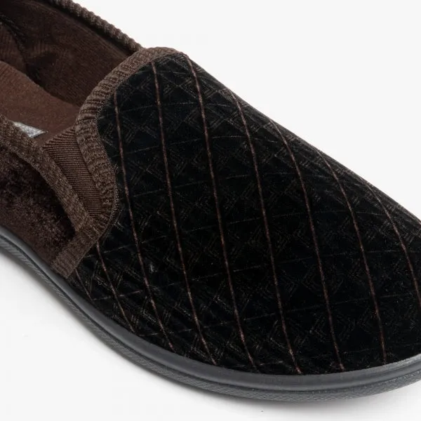 Zedzzz KEVIN Mens Full Slippers Brown sold by House of Slippers product image thumbnail 4