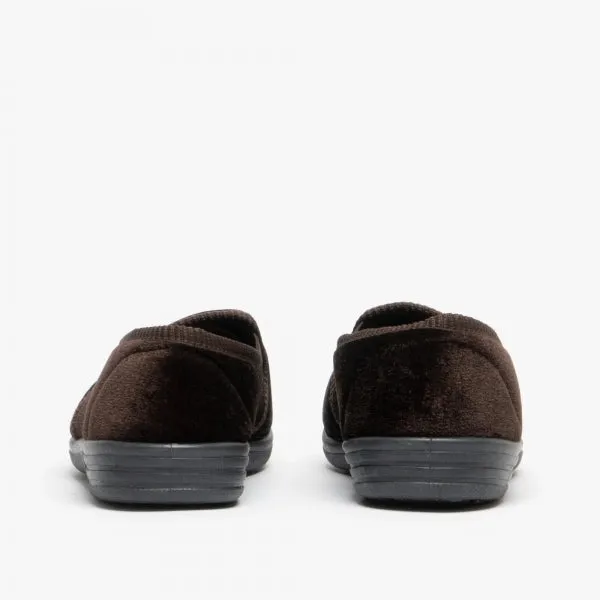 Zedzzz KEVIN Mens Full Slippers Brown sold by House of Slippers product image thumbnail 5