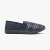 Zedzzz HARLEY Mens Full Slippers Navy sold by House of Slippers