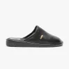 ARCHIE Mens PU Mule Slippers Black sold by House of Slippers