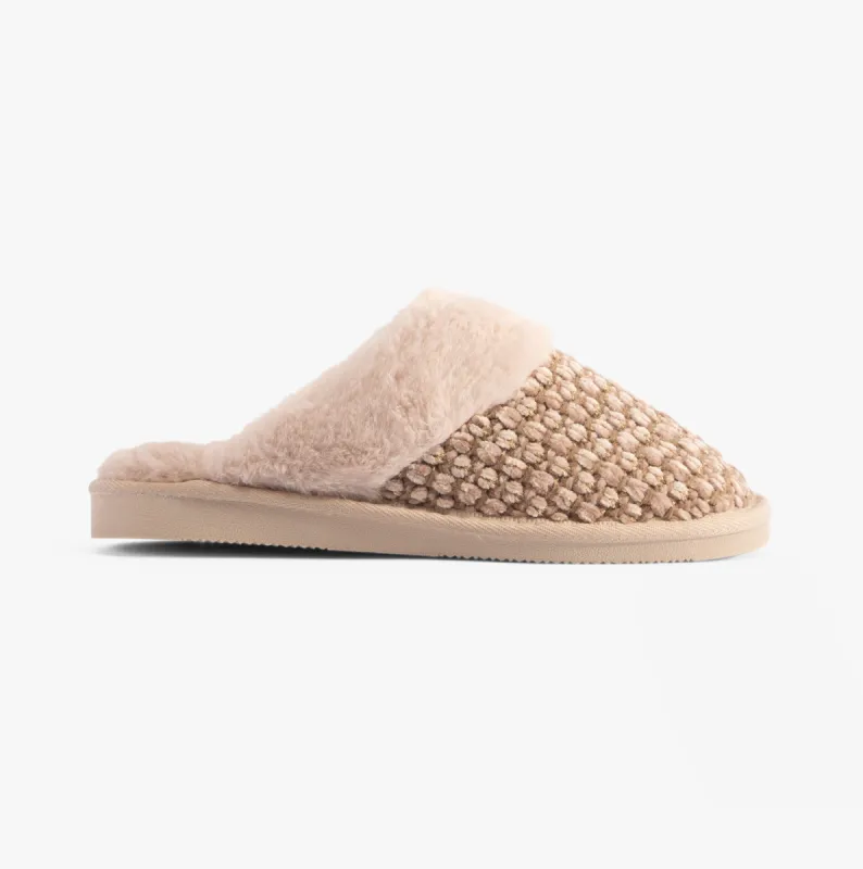 Jo & Joe PERSIAN Womens Slippers Beige sold by House of Slippers