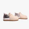 ANNIE Womens Sheepskin Slipper Boots Honey Silver sold by House of Slippers