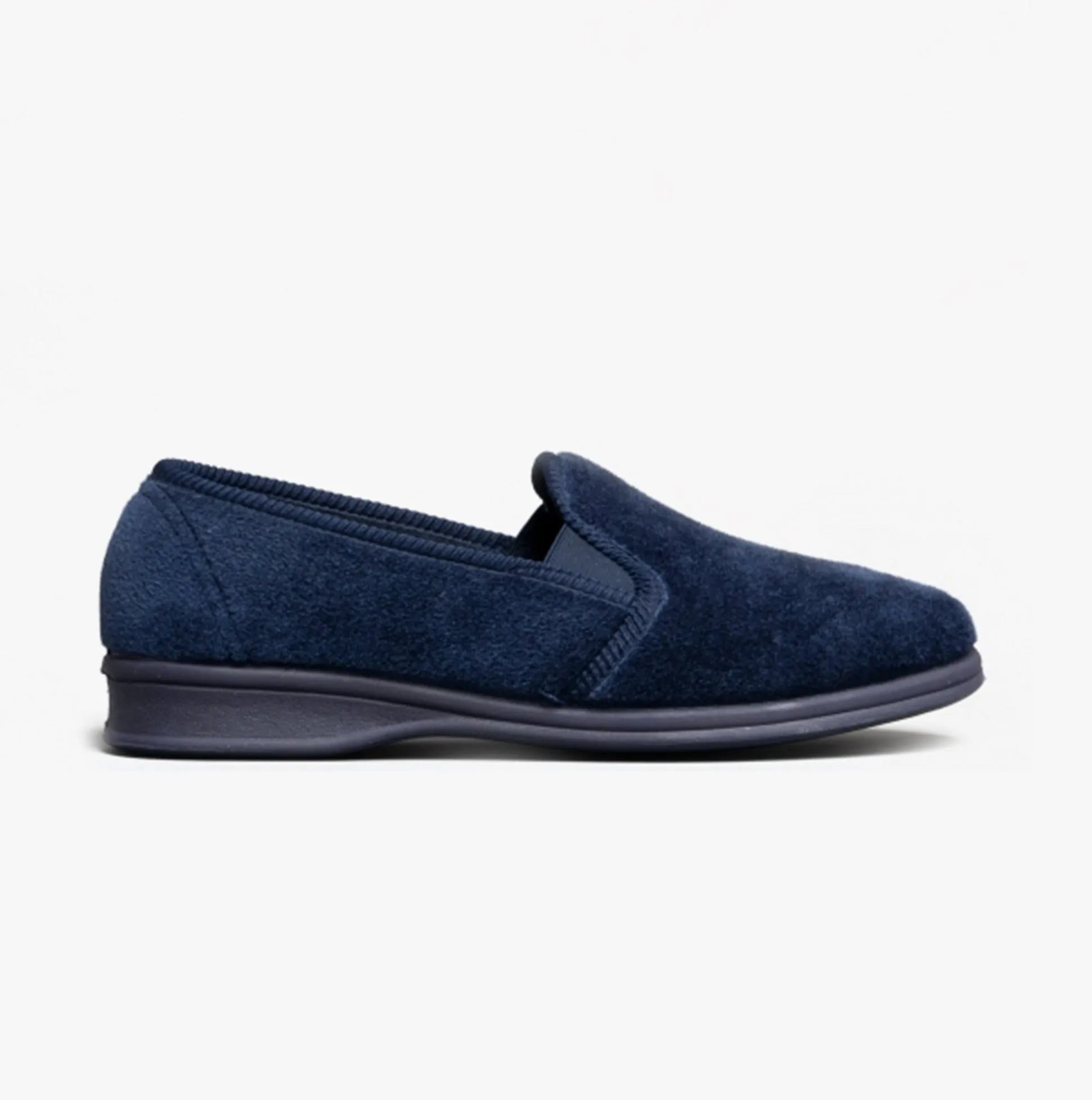 Mirak SHEPTON Mens Slippers Navy sold by House of Slippers