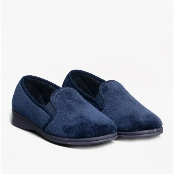 Mirak SHEPTON Mens Slippers Navy sold by House of Slippers product image thumbnail 2