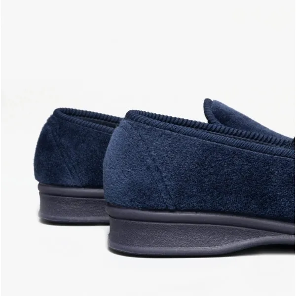 Mirak SHEPTON Mens Slippers Navy sold by House of Slippers product image thumbnail 5