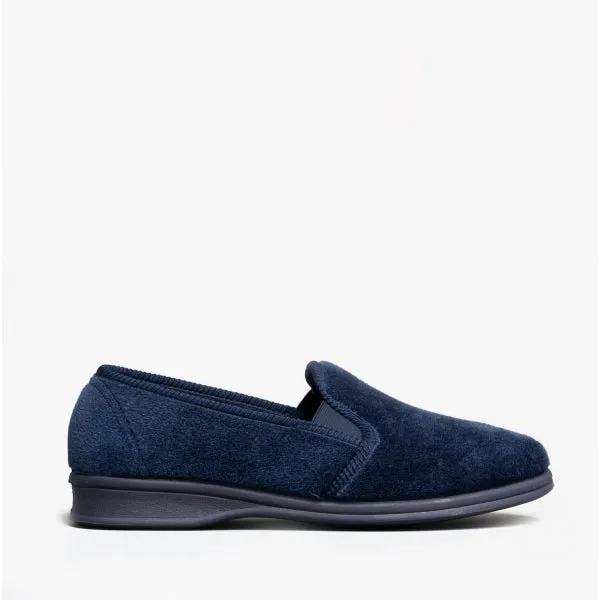 Mirak SHEPTON Mens Slippers Navy sold by House of Slippers product image thumbnail 3