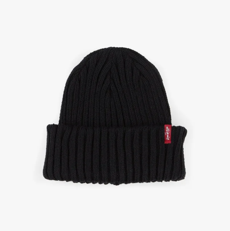 RIBBED Unisex Hat Black sold by House of Slippers