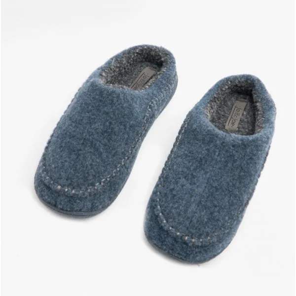 Jo & Joe SLIGO Mens Mule Slippers Navy sold by House of Slippers product image thumbnail 2