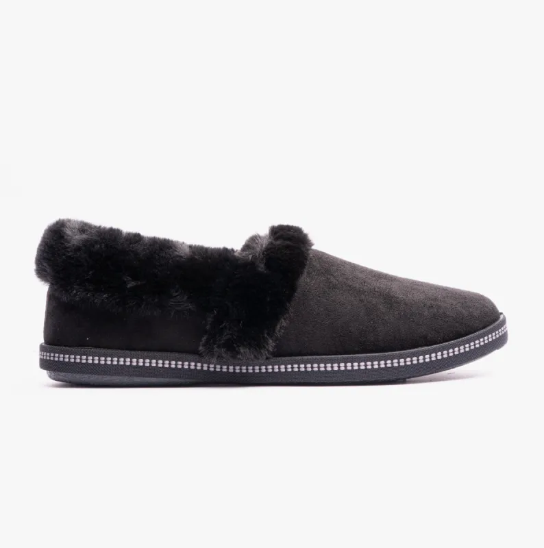 COZY CAMPFIRE TEAM TOASTY Womens Full Slippers Black sold by House of Slippers