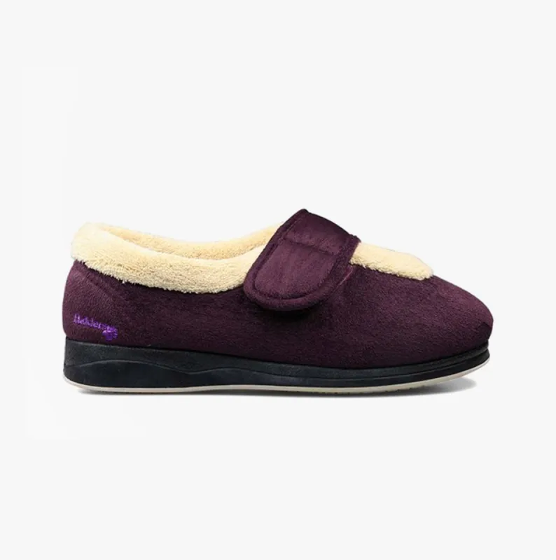 Padders TRIXIE Womens Full Slippers Purple sold by House of Slippers