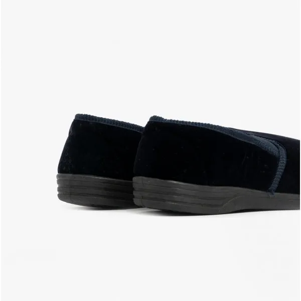Zedzzz ROSS Mens Full Slippers Navy sold by House of Slippers product image thumbnail 5