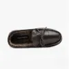 Hush Puppies ACE Mens Leather Mocassin Slippers Brown sold by House of Slippers