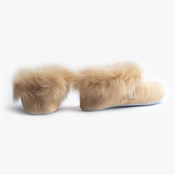 ANNELIE Womens Sheepskin Full Slippers Honey sold by House of Slippers product image thumbnail 3