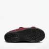 GBS Med BROMPTON Unisex Wide Fit Slippers Burgundy sold by House of Slippers