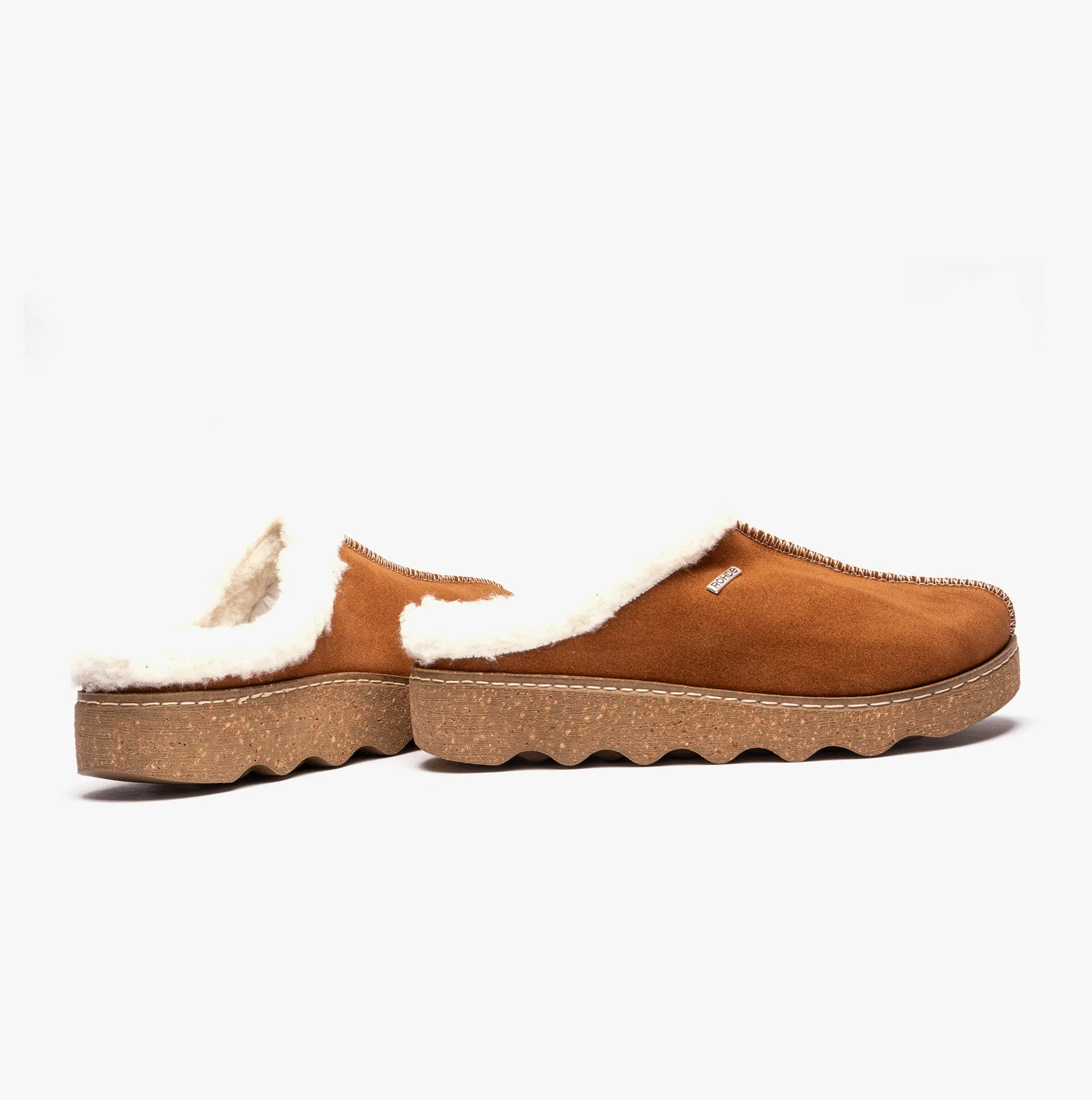 6125-76 Womens Mules Tan sold by House of Slippers product image thumbnail 4
