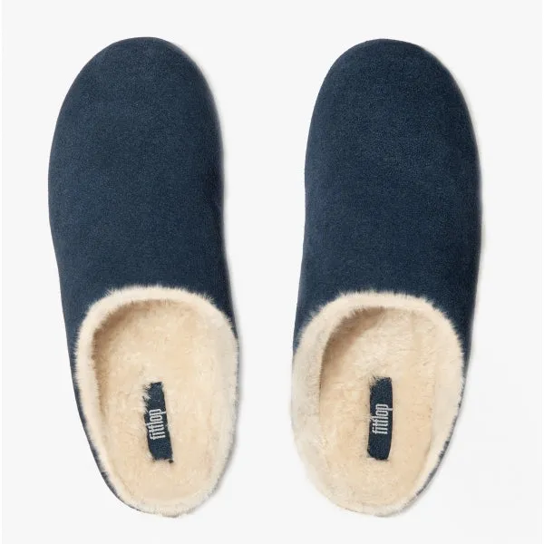 FitFlop CHRISSIE SHEARLING Womens Slippers Midnight Navy sold by House of Slippers product image thumbnail 4