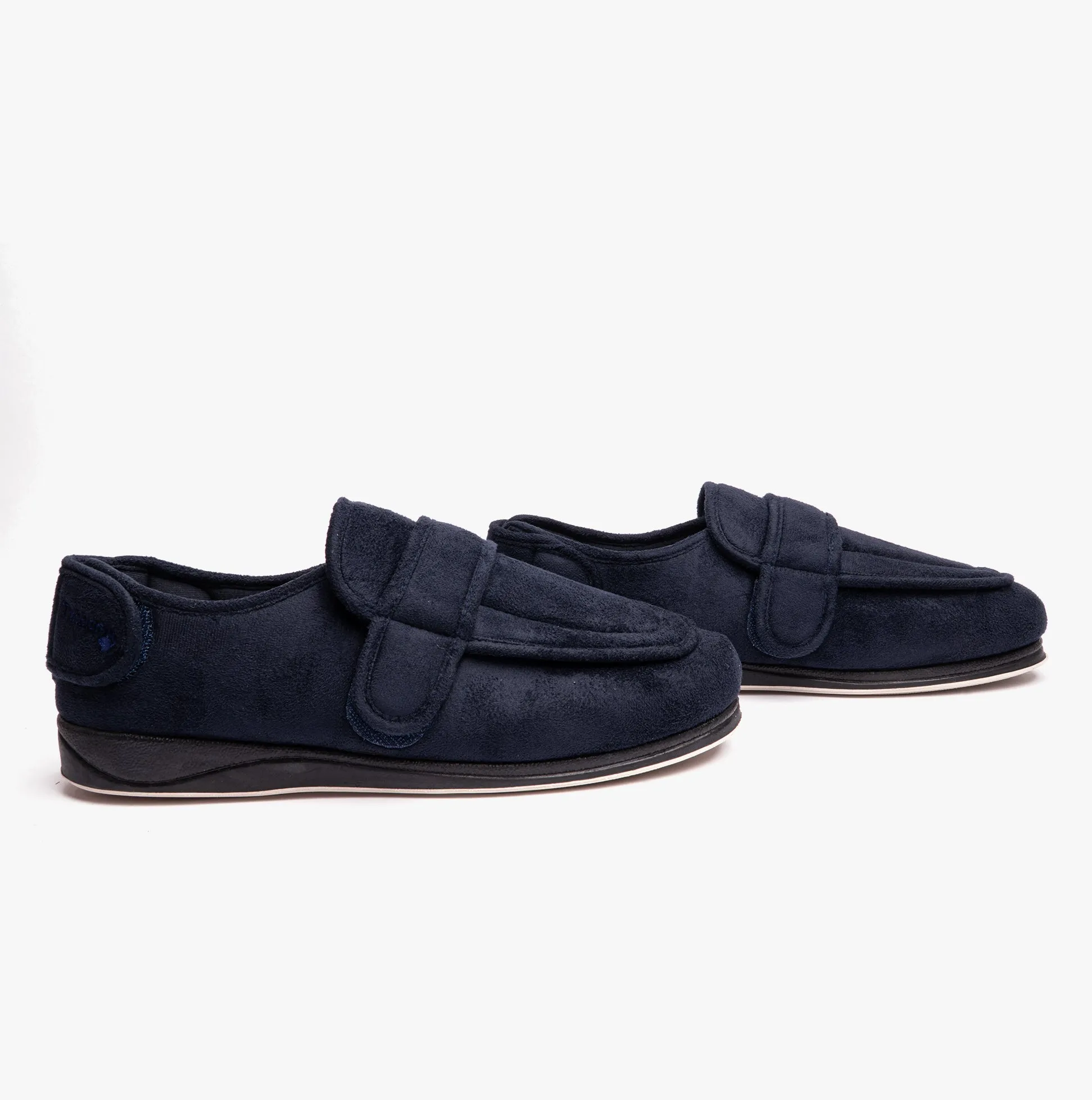 Padders WRAP Mens (G Fit) Easy Access Slippers Navy sold by House of Slippers product image thumbnail 2