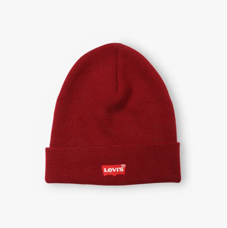 Levi's RED BATWING EMBROIDERED Unisex Hat Dark Bordeaux sold by House of Slippers
