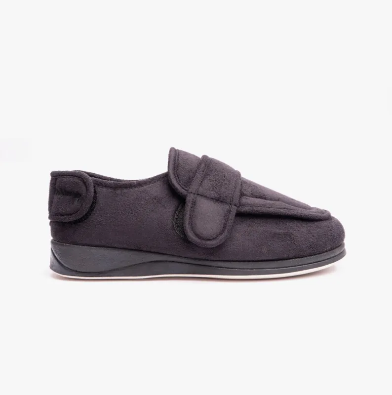 WRAP Mens Slippers Black sold by House of Slippers