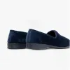 Sleepers AUDREY III Womens Full Wide Slippers Navy Blue sold by House of Slippers