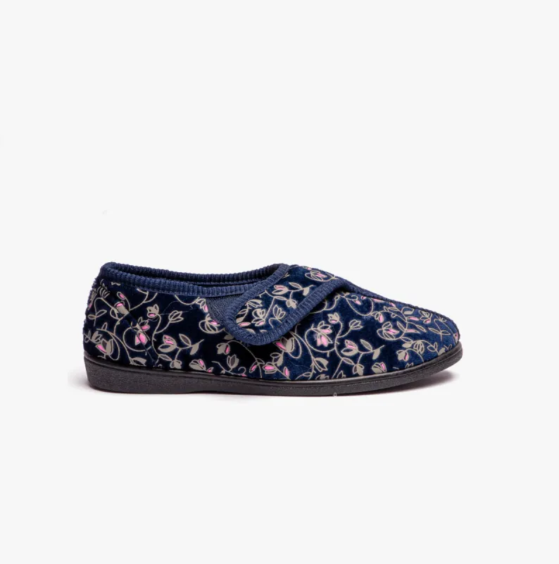 EVA Womens Slippers Navy sold by House of Slippers