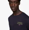 Tommy Hilfiger LS TEE LOGO GOLD Mens T-Shirt Desert Sky sold by House of Slippers
