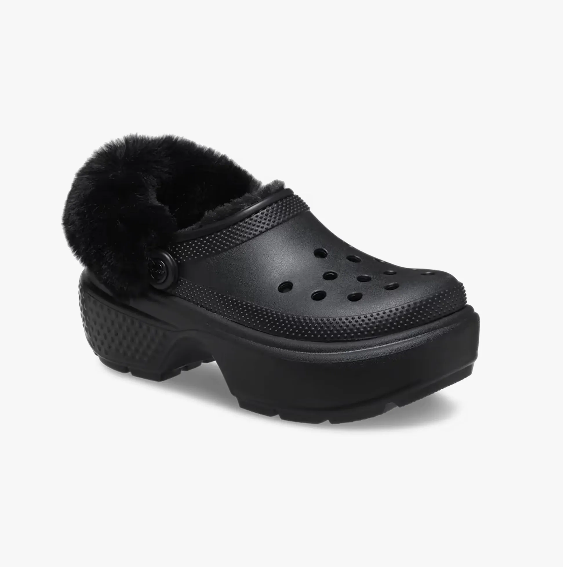 Crocs 208546-001 STOMP LINED Womens Clogs Black sold by House of Slippers product image thumbnail 2