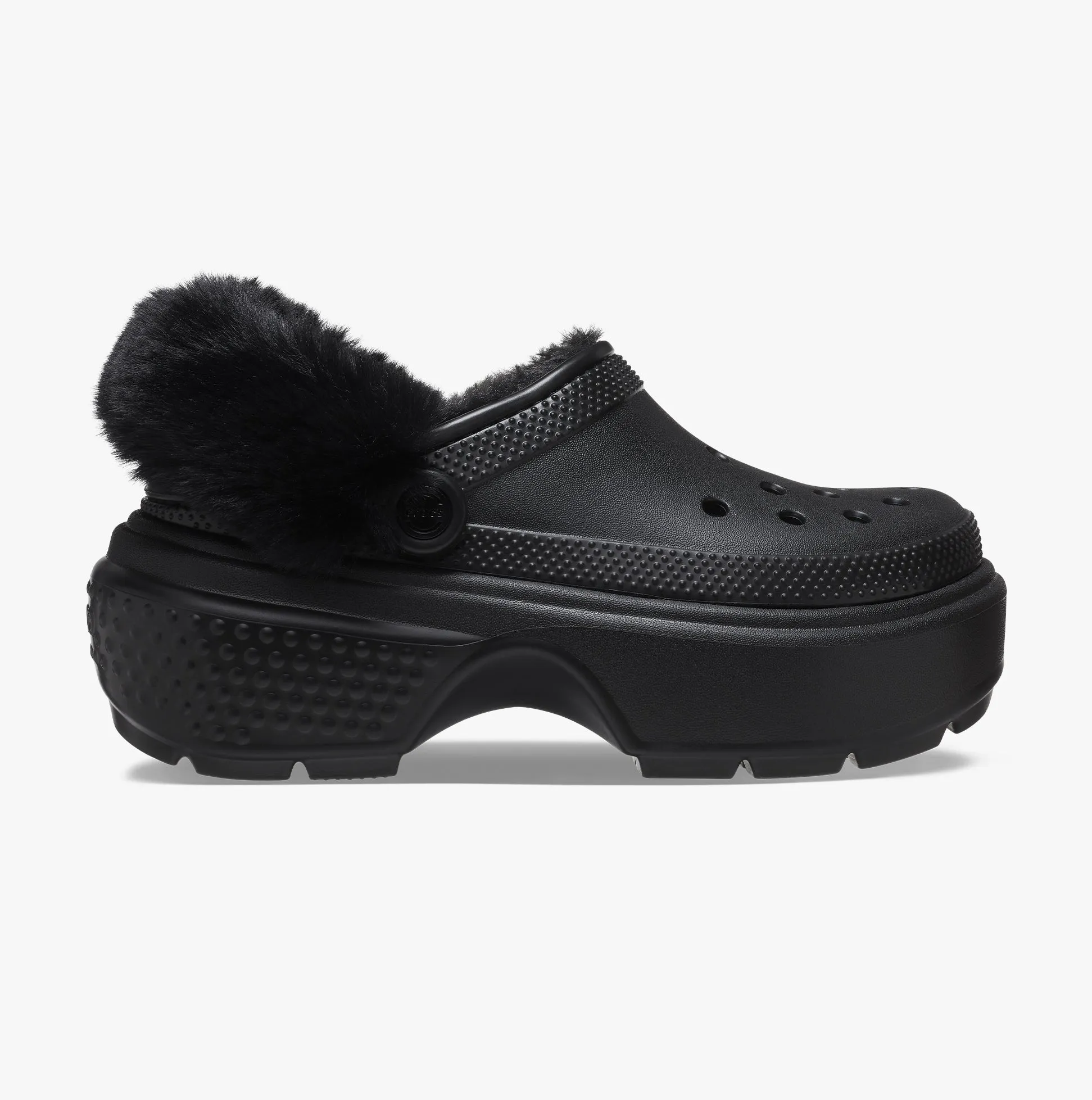 Crocs 208546-001 STOMP LINED Womens Clogs Black sold by House of Slippers