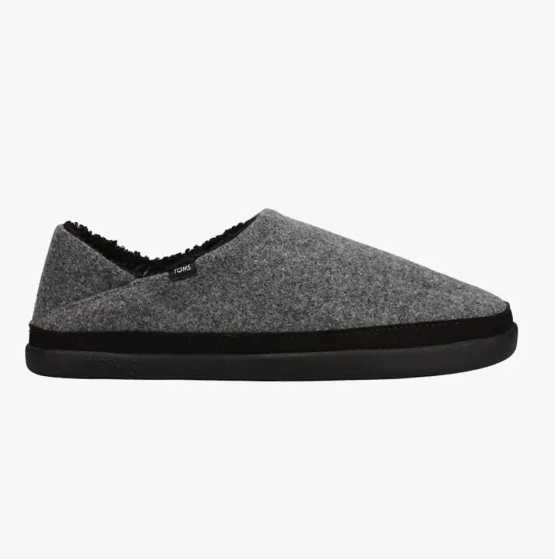 TOMS EZRA Womens Full Slippers Dark Grey sold by House of Slippers