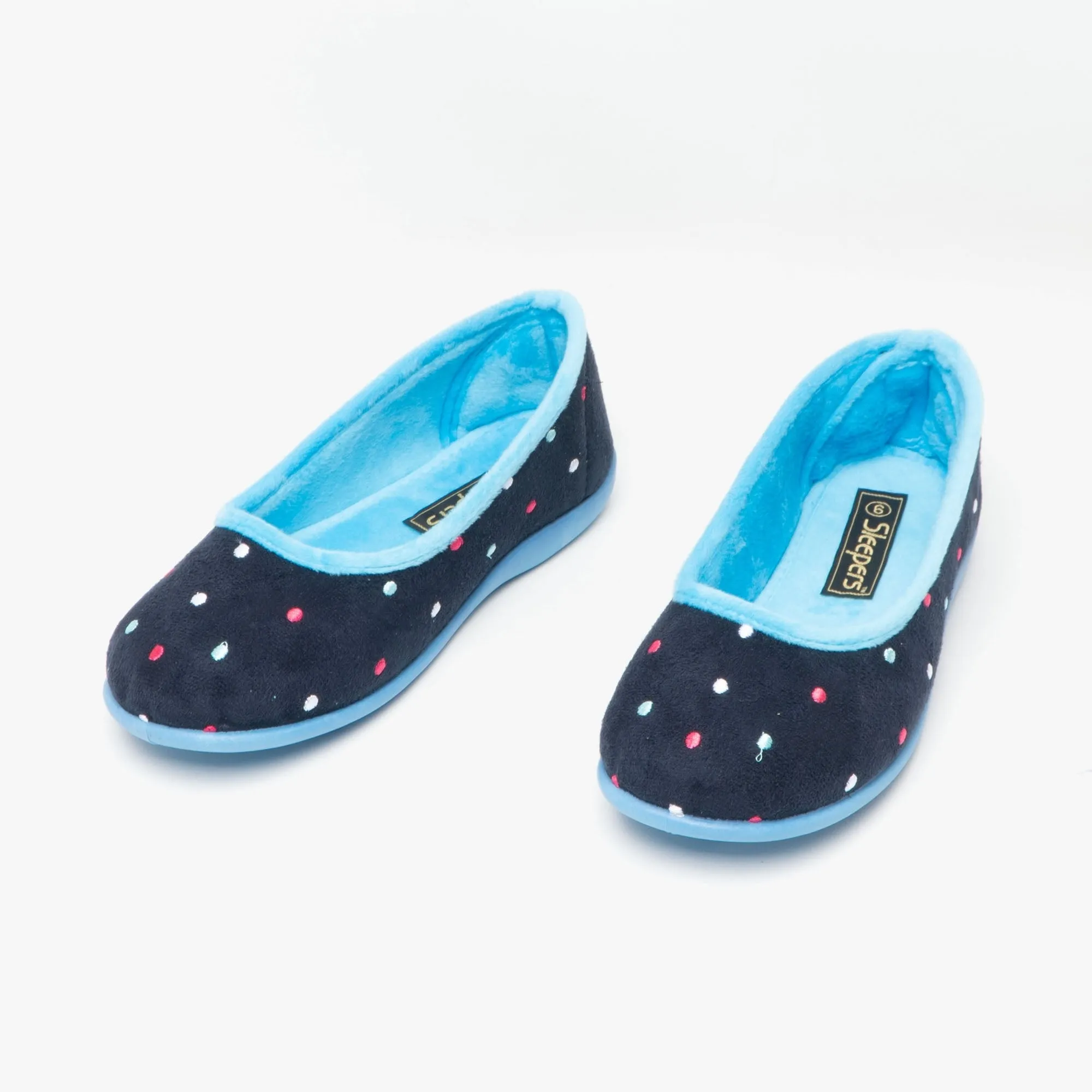Sleepers ISLA Womens Full Slippers Blue/Turquoise sold by House of Slippers product image thumbnail 2