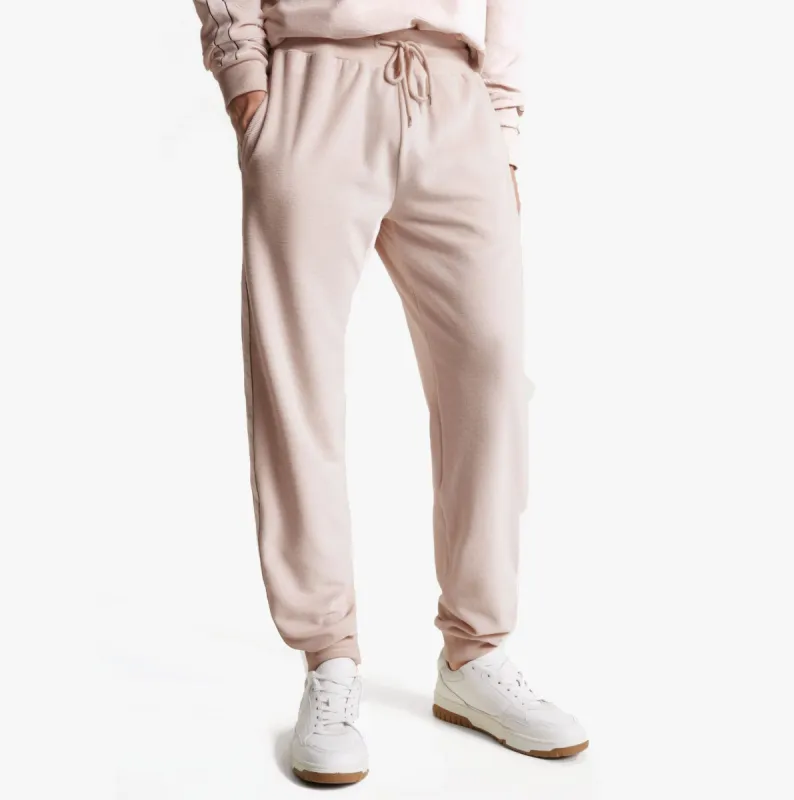 Tommy Hilfiger TH ESTABLISHED Mens Ribbed Velour Lounge Joggers Cashmere Creme made by Tommy Hilfiger