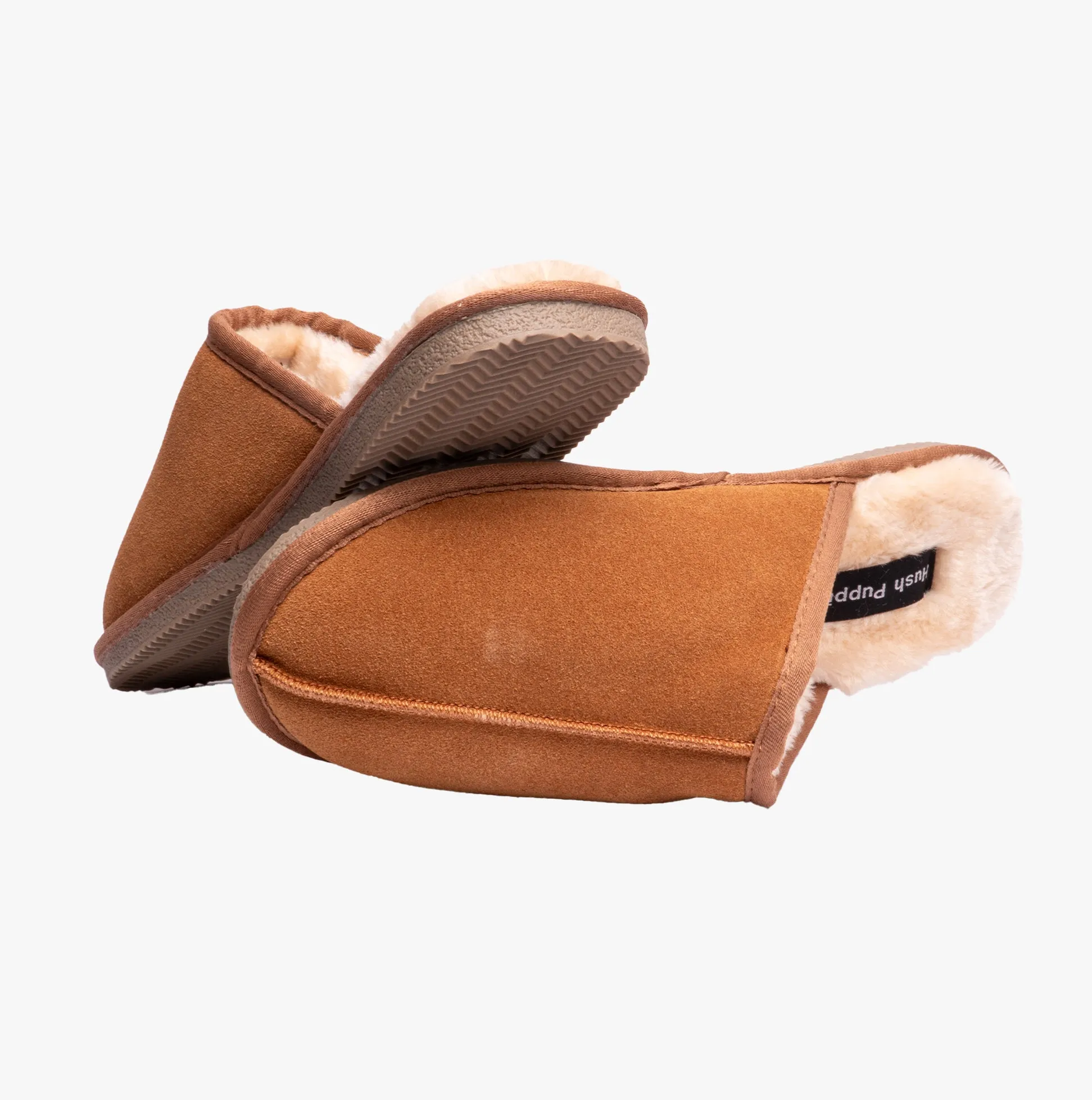 Hush Puppies COADY SLIPPER Classic Mens Slippers Tan sold by House of Slippers product image thumbnail 4