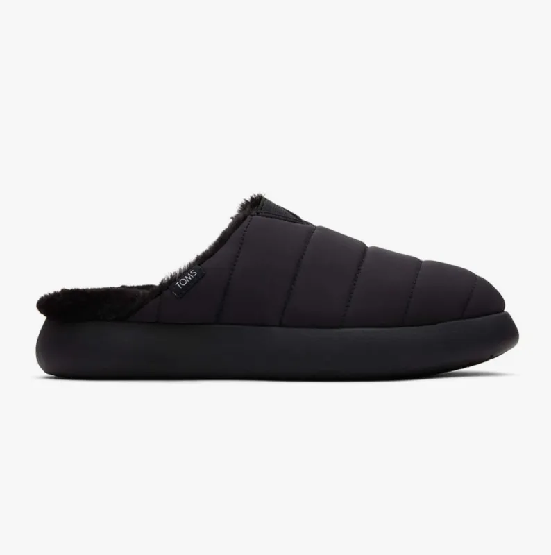 TOMS REPREVE MALLOW Womens Mules Black sold by House of Slippers