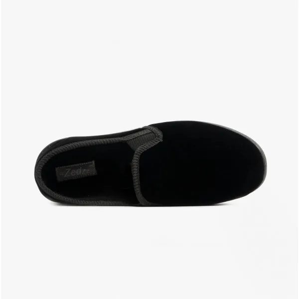 Zedzzz ROSS Mens Full Slippers Black sold by House of Slippers product image thumbnail 4