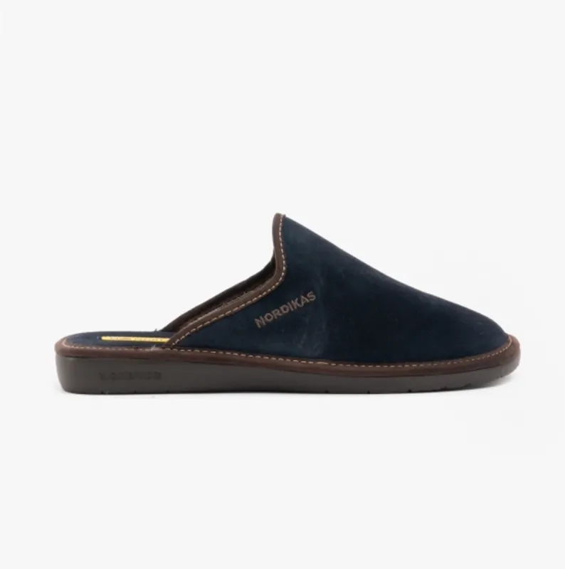 131 (AFELPADO) Mens Mule Slippers Marine sold by House of Slippers
