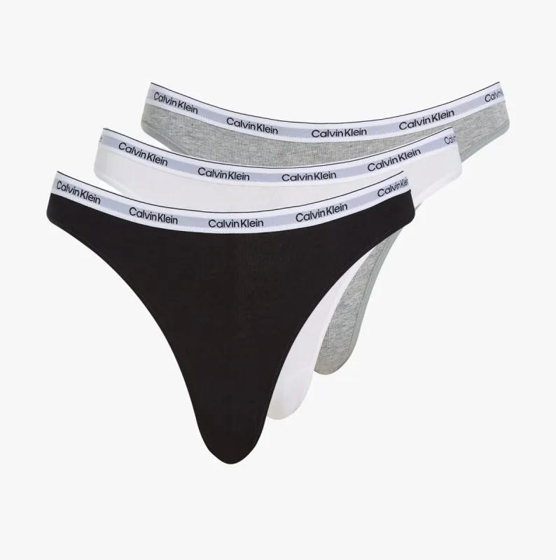 Calvin Klein LOW RISE 3 Pack Bikini Womens Multicoloured sold by House of Slippers