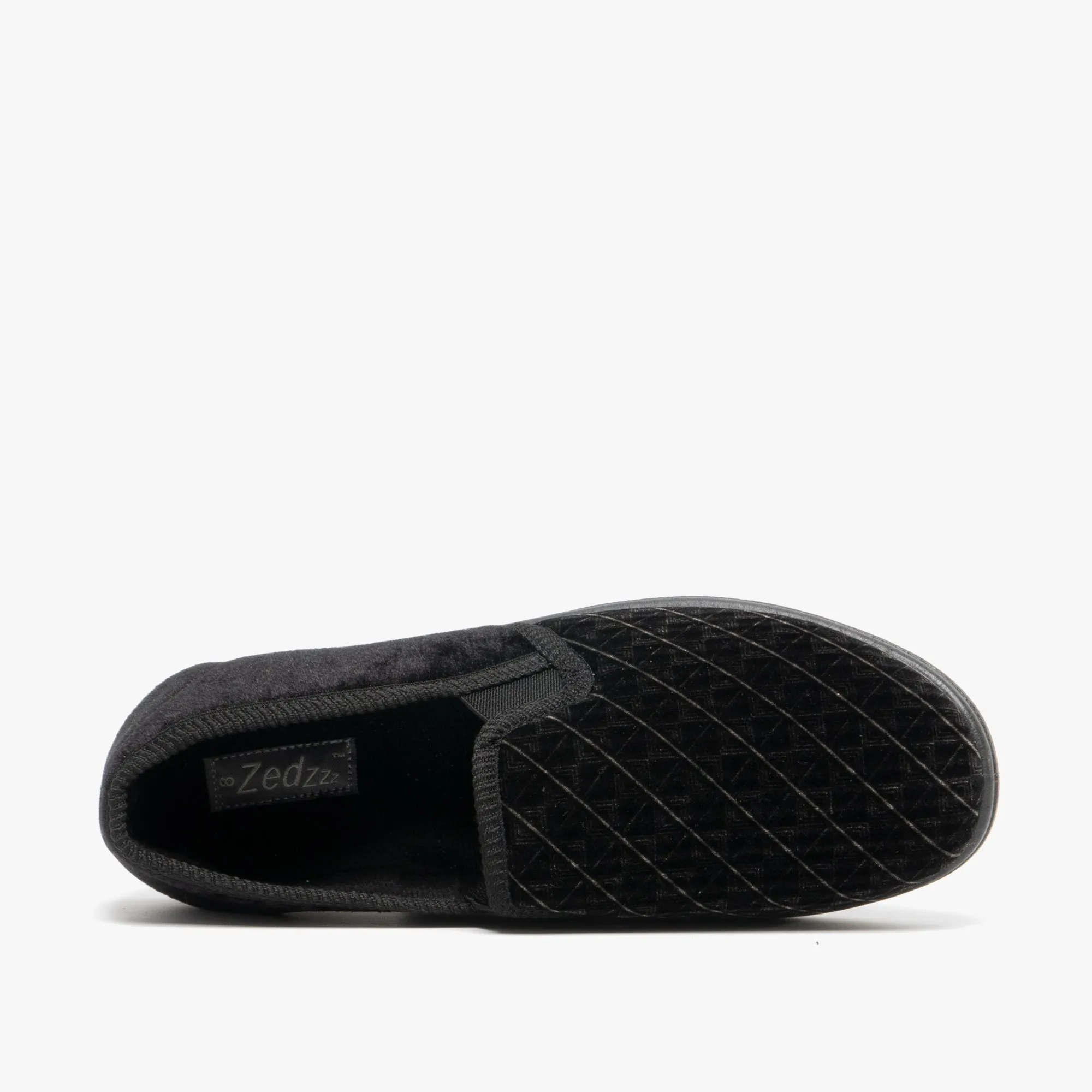 Zedzzz KEVIN Mens Full Slippers Black sold by House of Slippers product image thumbnail 4