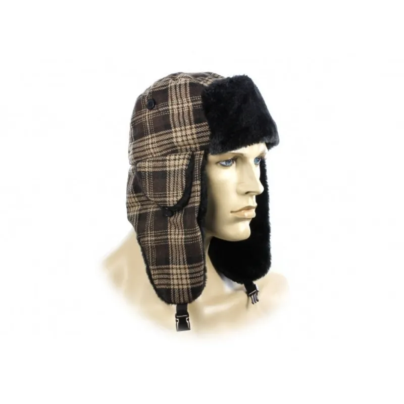 Royal Collection FASHION TRAPPER Womens Ushanka Hat Brown sold by House of Slippers